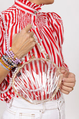 Bolso concha transparente