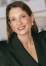 Ear cuff libélula brillante