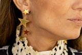 Pendientes multi estrellas
