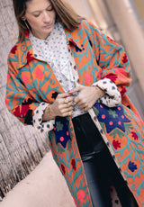 Chaqueta kaftan naranja