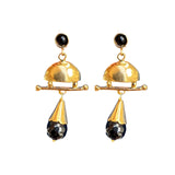 Pendientes Campana Negro