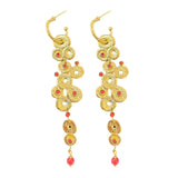 Pendientes Nazarí Coral