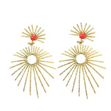 Pendientes Estrella Fugaz Coral