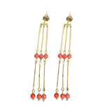 Pendientes Alcaicería Coral