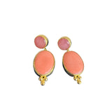 Pendientes Avellano coral