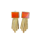 Pendientes Morisco coral