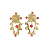 Pendientes Mudejar Coral