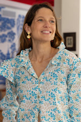 Pendientes Azucena Coral