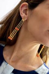 Pendientes Alcaicería Coral