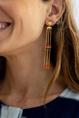 Pendientes Alcaicería Coral