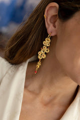 Pendientes Nazarí Coral