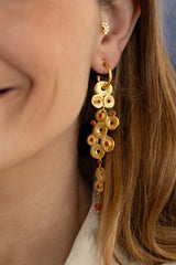 Pendientes Nazarí Coral