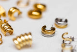 Aros Dobles Grueso Dorado
