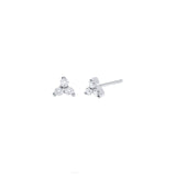 Pendientes triplet plata