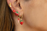 Pendientes fresas