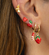 Pendientes fresas