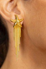 Pendientes estrella mar
