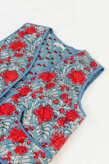 Chaleco sin Mangas Rosas