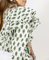 Camisa pluma verde