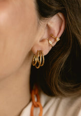 Aros triples martillados