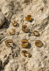 Ear cuff doble martillado