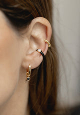 Ear cuff Summer Negro