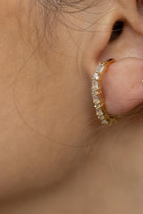 Pendientes Baguette circonita