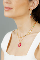 Pendientes Concha Piedritas