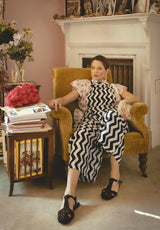 Bolso mano rosas fucsia