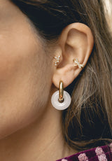 Ear cuff libélula brillante