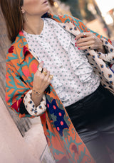 Camisa círculos verdes