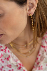 Pendientes mix bolas