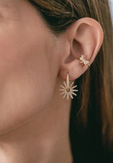 Ear cuff libélula brillante