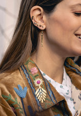 Chaqueta terciopelo corta camel