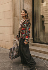 Bolso Tote Bag flor colorines