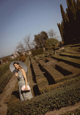 Bolso mano rosas rosa