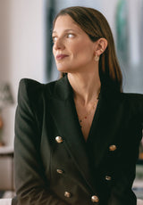 Ear cuff libélula brillante