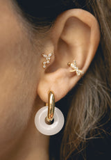 Ear cuff libélula brillante