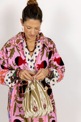 Bolso étnico marrón