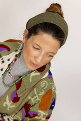 Pendientes Barra un brillante plata