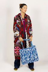 Chaqueta kaftan Burdeos