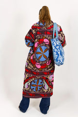 Chaqueta kaftan Burdeos