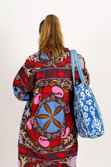 Chaqueta kaftan Burdeos