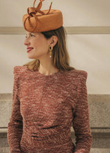 Pendientes Piedra Burdeos