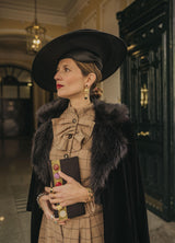 Pendientes Campana Negro