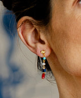 Pendientes Concha Piedritas