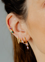 Aros Mariposa Cristal