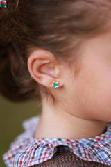 Pendientes estrella turquesa