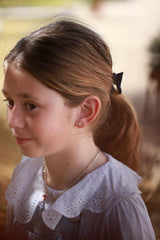 Pendientes estrella blanco