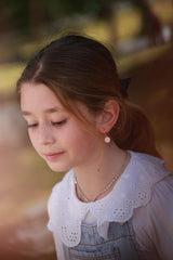 Aros carita feliz rosa